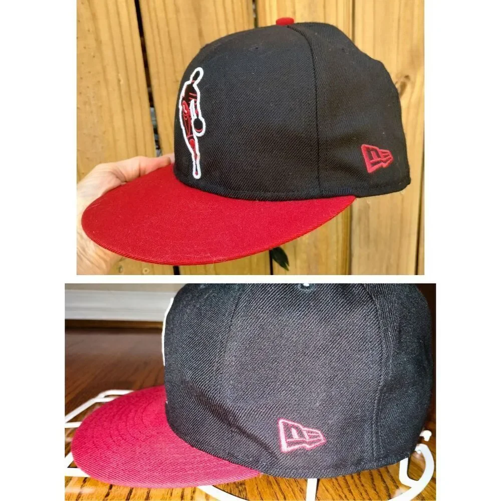 New Era 59Fifty Hardwood Classics NBA Chicago Bulls Fitted Hat Size 7.5